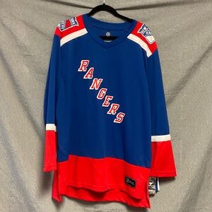 NHL Blue and Red Rangers Jersey